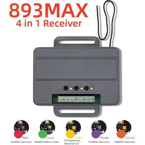 Télécommande et récepteur pour porte de garage, accessoire de commande automatique (1/5)