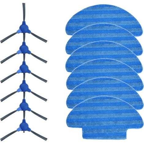 Compatible avec Les aspirateurs Robots Conga 950 Spin Side Bursh Mop Chiffons Chiffon de Rechange Pièce de Rechange Accessoire(Set H) (1/5)