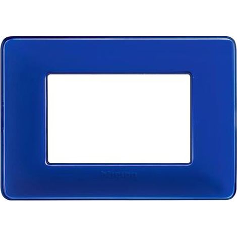 Placca Matix 3 Moduli, Colbalto, in Tecnopolimero