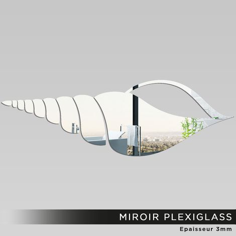 Miroir Plexiglass - Coquillage - 20x60 cm (1/2)