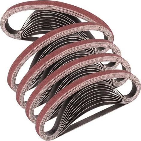 Bande Abrasive 13 x 457 mm,50PCS 120 grain Ensemble de Bandes Abrasives - (1/5)