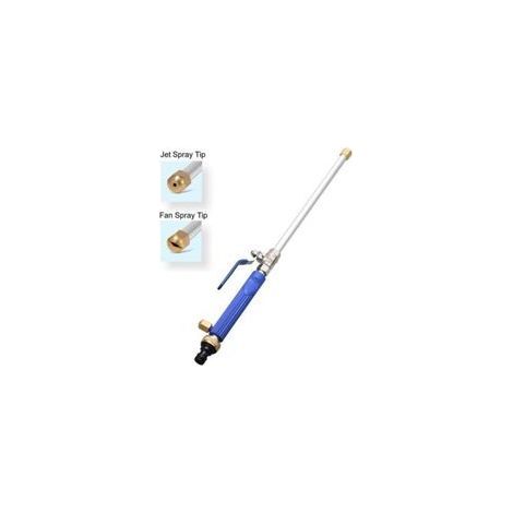 Lance de nettoyeur haute pression à jet profond, buses de pistolet de nettoyeur haute pression, pistolet d'arrosage avec adaptateur, meilleur nettoyage, convient aux tuyaux d'arrosage et aux nettoyeur (1/4)