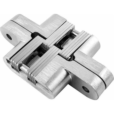 Invisible charnières, caché charnière pour meuble matériel porte pliante, 95mm, 2 Pièces, charge : 40 kg (1/5)