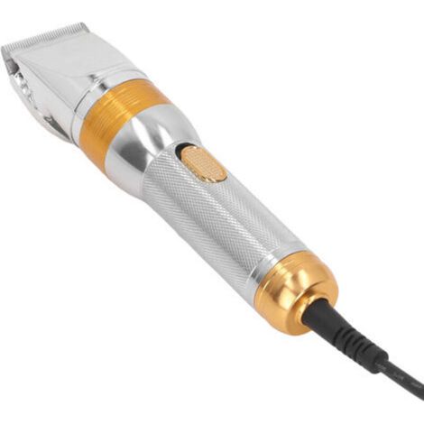 Machine de Cisaillement d'Animaux, Tondeuse de Mouton Légère Argentée Antidéte pour Animaux de Compagnie (Prise UE)