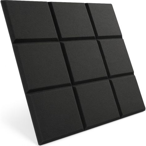 3D-Filzwandpaneele, quadratische Kopfstütze, selbstklebend, Akustikweich (1/5)