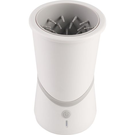Lave-pattes automatique pour chien et chat, tasse en silicone USB rechargeable, nettoyeur de pattes pour animaux.
