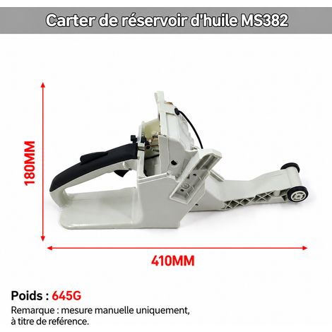 Ensemble poignée arrière MS382 pièce détachée accessoire pour tronçonneuse jardin motoculture – Livraison gratuite