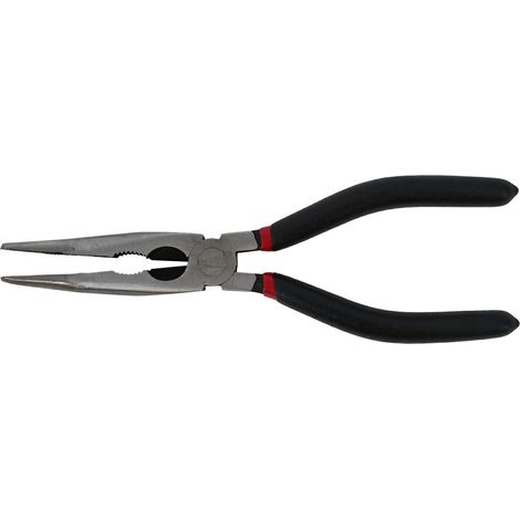 Juco SZ010 - Pinzas largas curvadas PVC, 195mm, ideales para trabajos de precisión, duraderas y resistentes. (1/2)