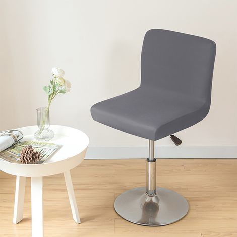 L&H-Cfcahl – Housse de chaise de bar 4 pièces – Amovible et extensible – 90% polyester et 10% élasthanne – Pour tabourets à dossier court (1/5)