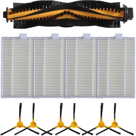 Advokingtap Kit de 11 brosses latérales principales pour aspirateur robot SLAM BObsweep Pethair (1/4)