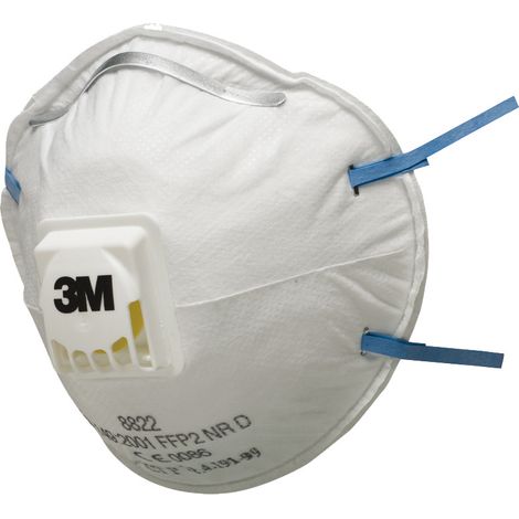 3M RESPIRATORE CON VALVOLA 8822-FFP2 NR D 10.00 pz