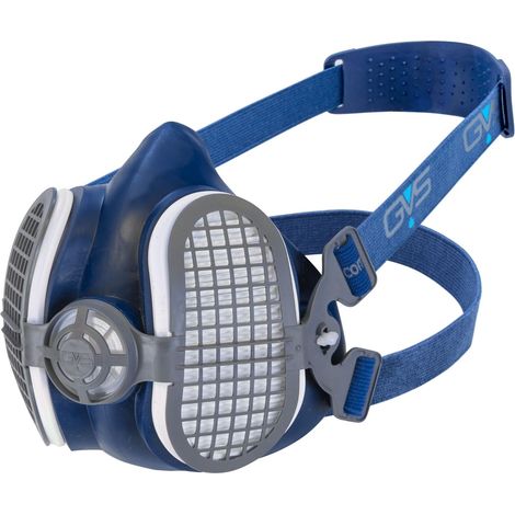 GVS SPR2344 Maschera Elipse con filtri sostituibili P3 Antiodore per Polveri, taglia XL