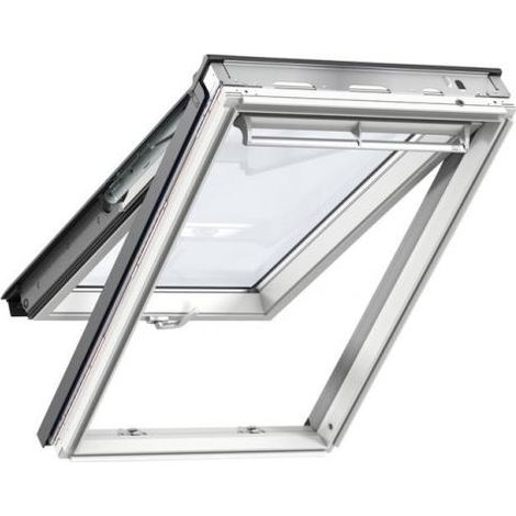 Fenêtre de toit VELUX à projection - Confort - Finition blanche - GPU CK04 0076 55x98 (1/2)