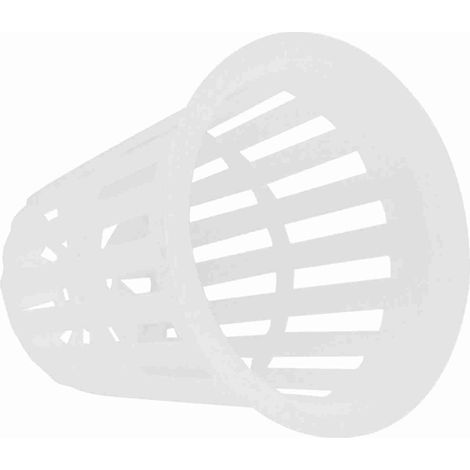 Paniers Hydroponiques, Lot de 10 Gobelets en Filet en Plastique pour Plantes Hors Sol, Légers, Respirants, Réutilisables, Noir et Blanc, pour Jardin et Balcon (1/5)