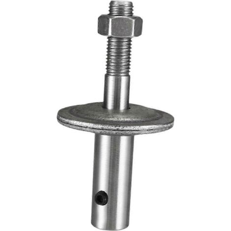 19-mm-Stahlgewindewellenadapter für Winkelschleifer, kompatibel mit Silver-Shaft Hole 14-mm-Polierscheibenwellen-Ersatzteilen (1/5)