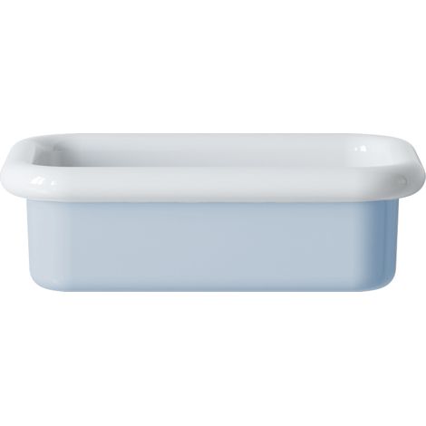 Lavabo rétro à poser en céramique 60 cm - True Colors Lite - Bleu Ciel Pastel (1/4)