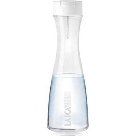 Botella Filtrante Laica GlaSSmart/ Capacidad 1.1L/ Blanca/ Incluye 2 Filtros