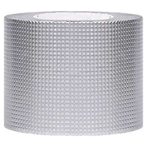 RUBAN ALUMINIUM : Ruban adhésif aluminium super résistant et imperméable, parfait pour réparer les fissures, fuites, trous, dimensions 5 cm x 5 mètres (1/5)