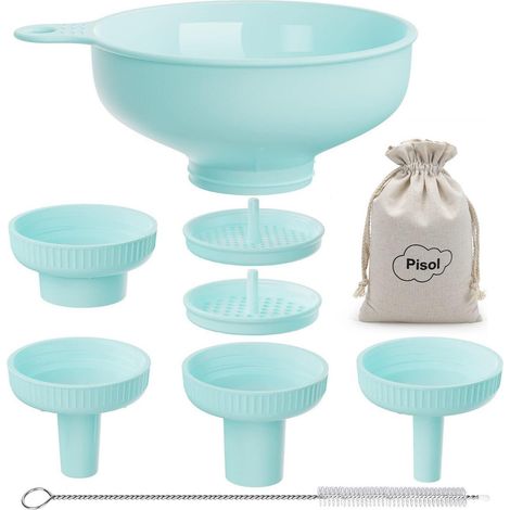 Küchentrichter Set mit 5 Ausläufen, BPA-frei, spülmaschinenfest (1/5)