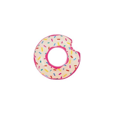 SALVAGENTE GONFIABILE CIAMBELLA DONUT CON ZUCCHERINI ARCOBAL. +9 ANNI  cm.107x99  peso kg.0,58 (56265)    INTEX (1/2)