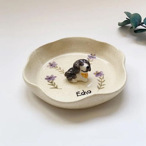 New Ceramic Ring Tray with Ceramic Pet Ring Tray Jewelry Organizer (Type A)