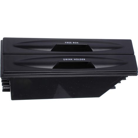 Boîte de rangement universelle pour voiture double DIN avec autoradio CD et porte-gobelets (1/5)