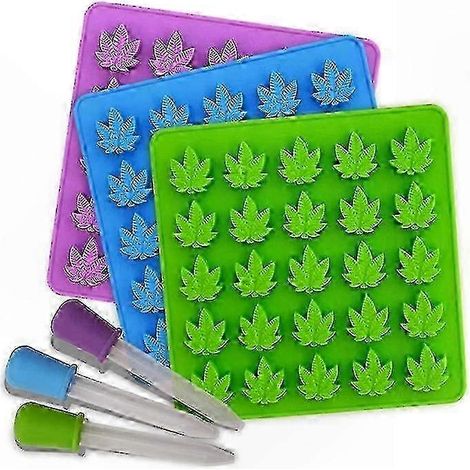 Moule à bonbons en silicone pour formes gommeuses - Coffret de 3, cadeau original (1/3)