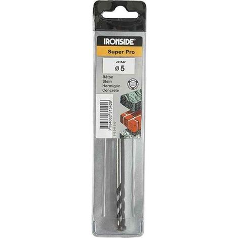 Betonbohrer Super Pro Ø 5,0 mm, Länge 85 mm, Arbeitslänge 45 mm, DIN 8039, geeignet für Stein (1/2)