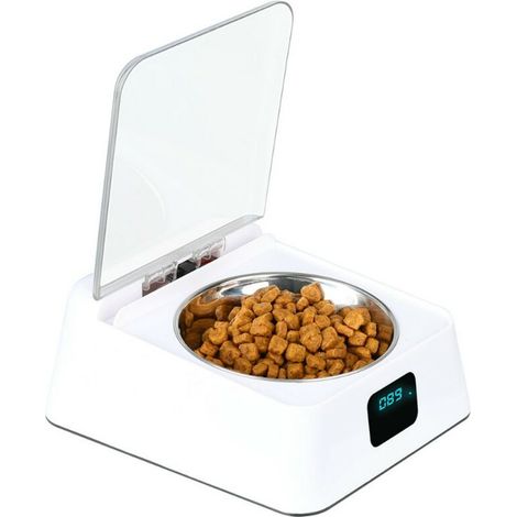Distributeur de Croquettes- Capteur infrarouge - Pour chats et chiens de petite et moyenne taille - 350ml