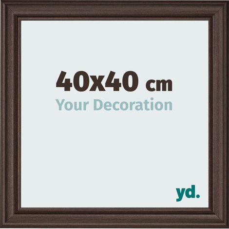 yd. - Cadre photo 40x40 - Chene Fonce - MDF - Lazio