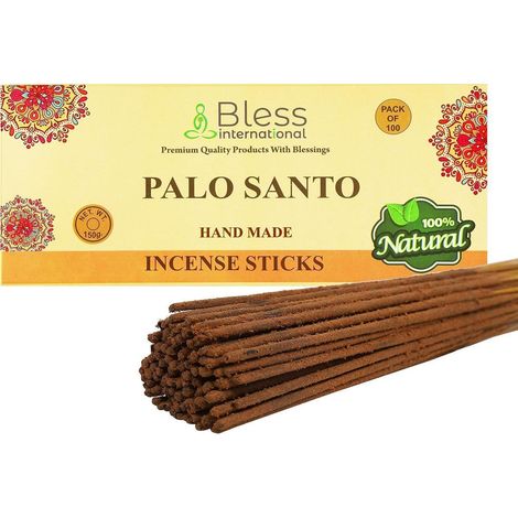 Palo Santo Räucherstäbchen 100 Stück (150g) Handgemacht, 100% Natürlich (1/5)