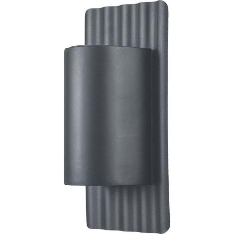 Elstead Dali Lampada da Parete per Esterno Up Down a 2 Luci, Grigio IP44 (1/5)