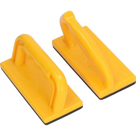 Lot de 2 blocs de poussée de sécurité antidérapants offrant une excellente prise en main, pour scie circulaire, défonceuse ou table de travail du bois. (1/5)