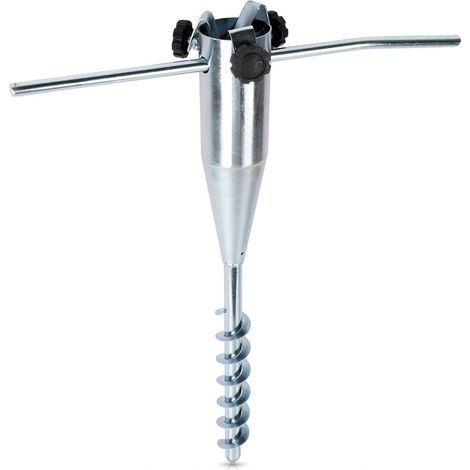 Parasol Screw Anchor, Metal, 56 cm, Weather-Resistant (1/5)