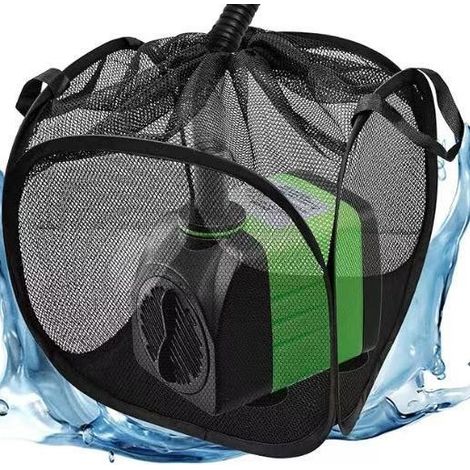 Sac filtrant pop‑up acier inoxydable 25cm pour pompe – Anti‑colmatage, 2 poignées – Bassin, piscine, cascade (1/5)