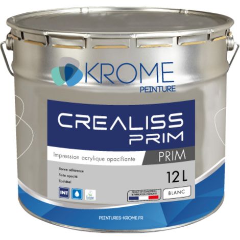 Krome Crealiss Prim – Primaire opacifiant intérieur 12L