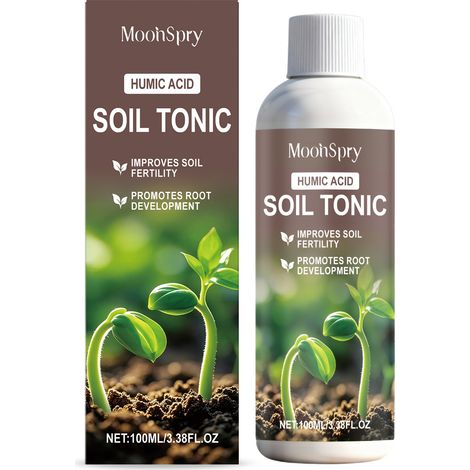 MOONSPRY Bodenverbesserer eignet sich zur täglichen Nährstoffanreicherung des Bodens und zur Pflege von Gartenpflanzen und kann in verschiedenen Anwendungsbereichen eingesetzt werden. (1/5)