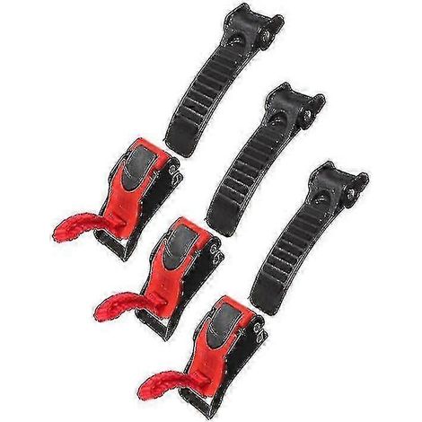 Compatible avec 3 boucles de casque, 3 boucles à dégagement rapide pour casque de moto et 3 jugulaires de vélo avec tirettes à bouton-poussoir. (1/5)