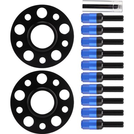 Kit d'entretoises de roue M14x1,25 avec bride de 20 mm pour BMW Série 1 F40 (2019-2020) - Bleu (1/5)