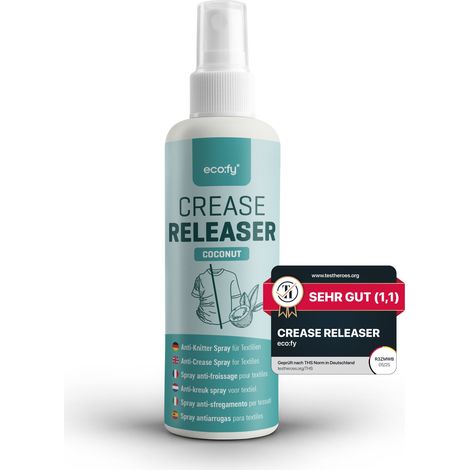 eco:fy Anti-Knitter Spray - faltenfrei ohne Bügeln, frischer Duft Kokosnuss - 0.125 l (1/5)