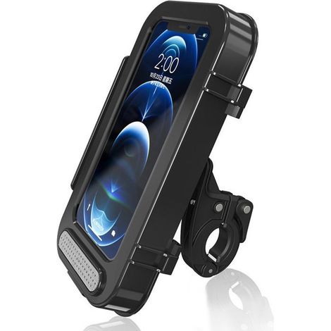 Support téléphone vélo étanche – Écran tactile – Pour moto, vélo – Universel (1/5)