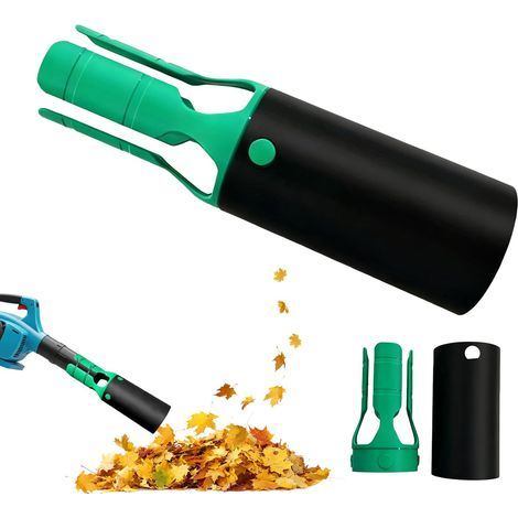 Leaf Blower Air Booster Laubbläser Düse Aufsatz Leistungsstarker Blätter Turbo Laubsauger Extension Booster Hochleistungs Laubkehrer Blätter Gebläse Düsen Reinigungszubehör für Auffahrt & Hof (1/5)