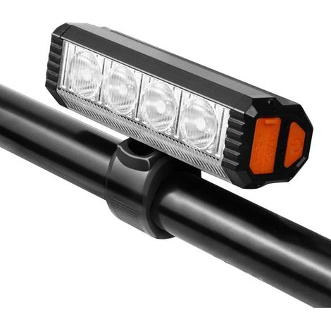 Phare de vélo, éclairage de vélo à haute luminosité, charge rapide en 4 modes (1/5)