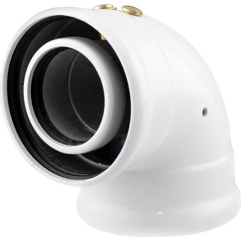 Codo coaxial 87º - 80 - 110mm, DISMOL