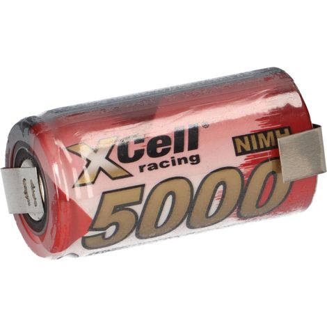 XCell SUB-C Akku Zelle 5000mAh 1,2V NIMH Hochleistungszelle mit Z Lötfahne (1/5)