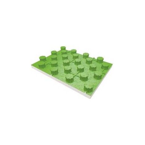 11 x PANNELLO ISOLANTE TERMICO IN POLISTIRENE VERDE Misura: sp. 32mm  - 150kPa - 1,12 mq