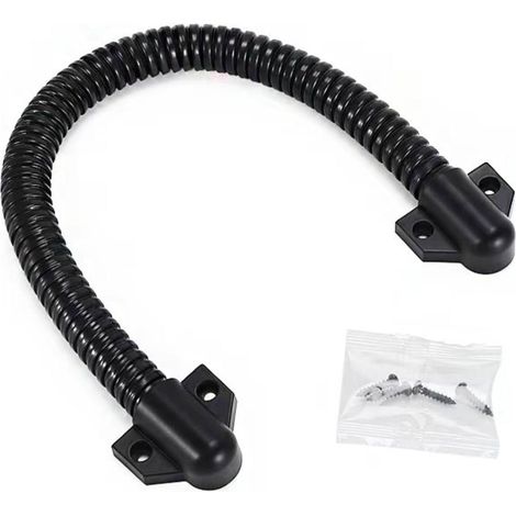 Pasacables Flexible para puerta Negro 9 mm