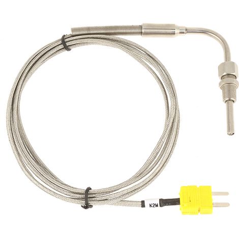 Typ-K-EGT-Thermoelement für Abgastemperatursensor mit freiliegender Spitze und Stecker