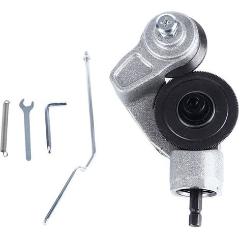 ALLIANDISGrignoteuse à Tôle pour Perceuse Électrique - Disque de Coupe 4 cm 1,6 Pouces - Outil de Cisaillement en Acier Titane Robuste