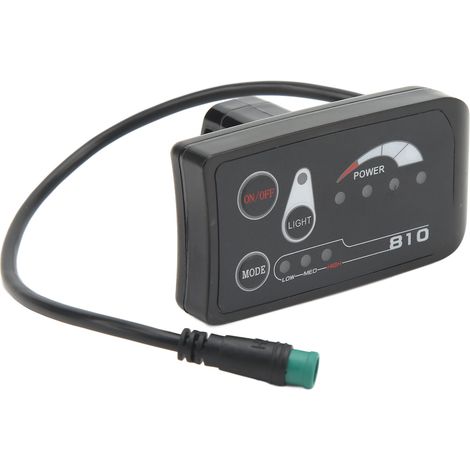 Compteur LED pour vélo électrique et trottinette électrique, panneau d'affichage LED avec connecteur étanche 8102 à 5 broches, 36 V (1/5)